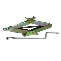 Heavy Duty 2 Ton Capacity Manual Scissor Jack With Handle for Hatchback Cars, Auto Rickshaws - 383 mm Maximum Lifting Height 